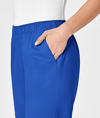 WonderWink - WonderWORK Women's Pull-On Cargo Scrub Pants - PETITE. 501P