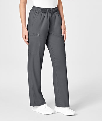 WonderWink - WonderWORK Women's Pull-On Cargo Scrub Pants - TALL. 501T
