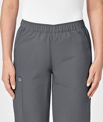 WonderWink - WonderWORK Women's Pull-On Cargo Scrub Pants - TALL. 501T