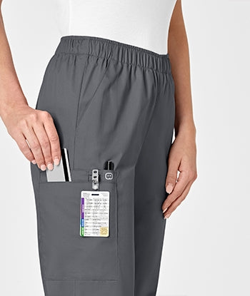 WonderWink - WonderWORK Women's Pull-On Cargo Scrub Pants - TALL. 501T