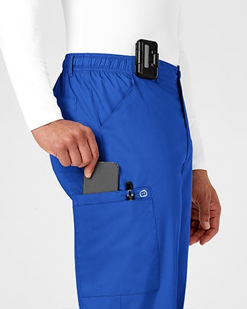 WonderWink - WonderWORK Men's Cargo Scrub Pants - SHORT. 503S
