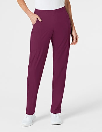 WonderWink - W123 Women's Flat Front Double Cargo Scrub Pants - PETITE. 5155P