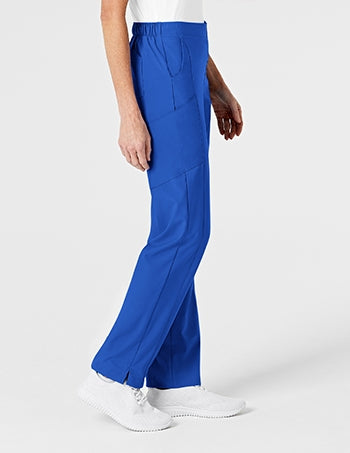 WonderWink - W123 Women's Flat Front Double Cargo Scrub Pants - PETITE. 5155P