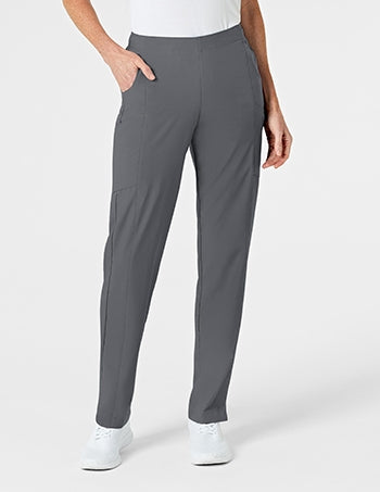 WonderWink - W123 Women's Flat Front Double Cargo Scrub Pants - TALL. 5155T