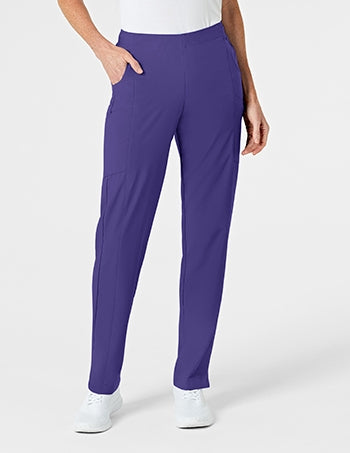 WonderWink - W123 Women's Flat Front Double Cargo Scrub Pants - TALL. 5155T