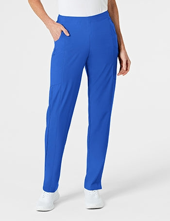 WonderWink - W123 Women's Flat Front Double Cargo Scrub Pants - TALL. 5155T