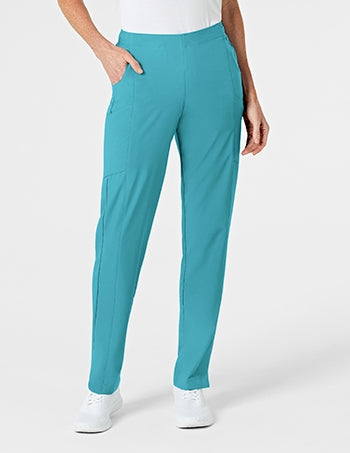 WonderWink - W123 Women's Flat Front Double Cargo Scrub Pants - TALL. 5155T