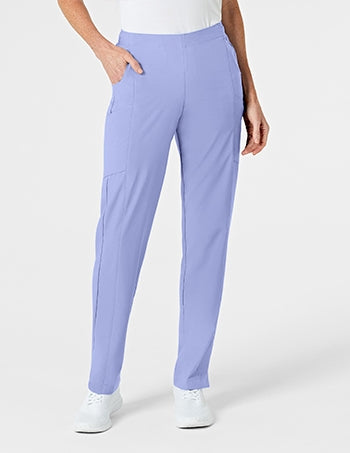 WonderWink - W123 Women's Flat Front Double Cargo Scrub Pants - TALL. 5155T