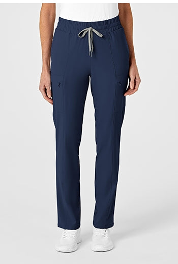 WonderWink - RENEW Women's High Waist Slim Leg Scrub Pant - PETITE. 5334P