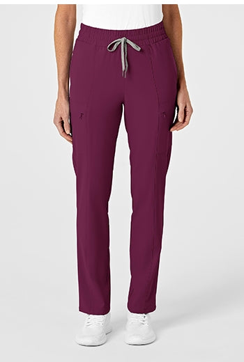 WonderWink - RENEW Women's High Waist Slim Leg Scrub Pant - PETITE. 5334P