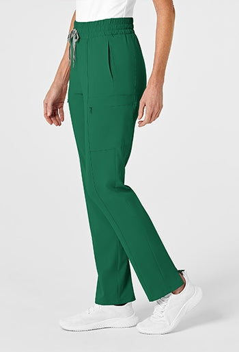 WonderWink - RENEW Women's High Waist Slim Leg Scrub Pant - PETITE. 5334P