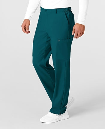 WonderWink - W123 Men's Flat Front Cargo Pocket Scrub Pants. 5355
