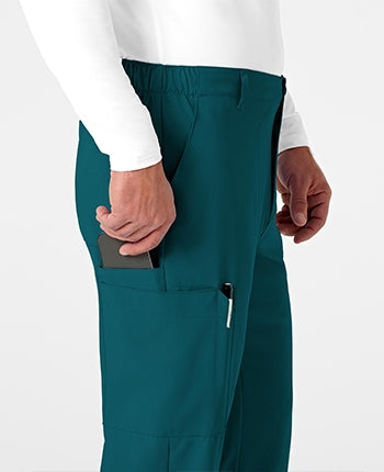 WonderWink - W123 Men's Flat Front Cargo Pocket Scrub Pants. 5355