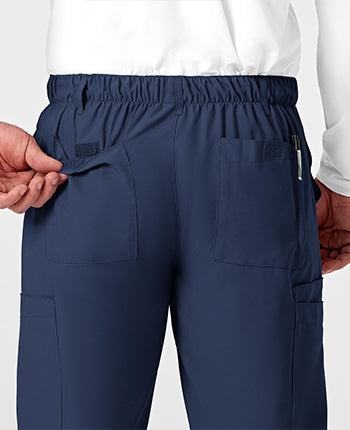 WonderWink - W123 Men's Flat Front Cargo Pocket Scrub Pants - SHORT. 5355S