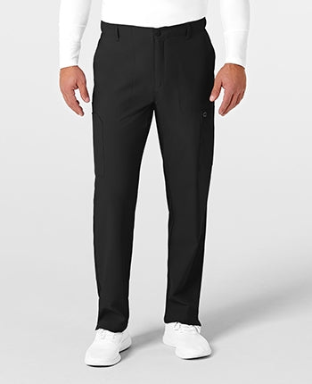 WonderWink - W123 Men's Flat Front Cargo Pocket Scrub Pants - TALL. 5355T