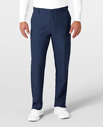WonderWink - W123 Men's Flat Front Cargo Pocket Scrub Pants - TALL. 5355T