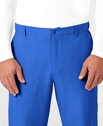 WonderWink - W123 Men's Flat Front Cargo Pocket Scrub Pants - TALL. 5355T