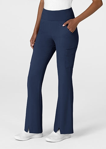 WonderWink - RENEW Women's Front Slit Flare Scrub Pant - PETITE. 5534P
