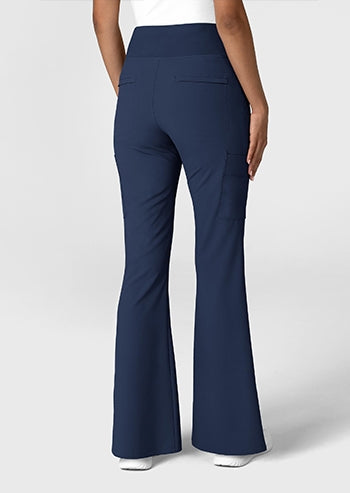 WonderWink - RENEW Women's Front Slit Flare Scrub Pant - PETITE. 5534P