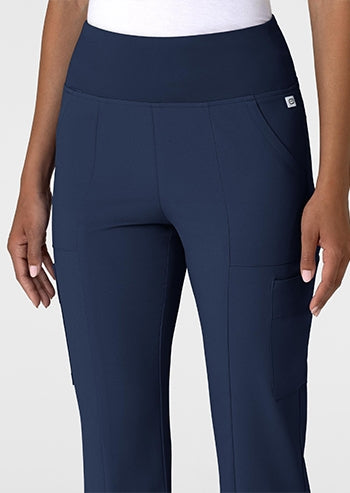 WonderWink - RENEW Women's Front Slit Flare Scrub Pant - PETITE. 5534P