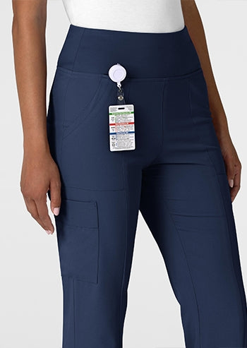 WonderWink - RENEW Women's Front Slit Flare Scrub Pant - PETITE. 5534P