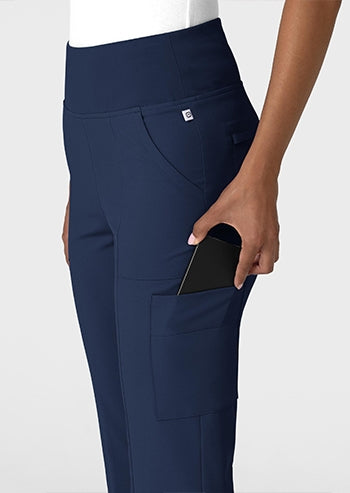 WonderWink - RENEW Women's Front Slit Flare Scrub Pant - PETITE. 5534P