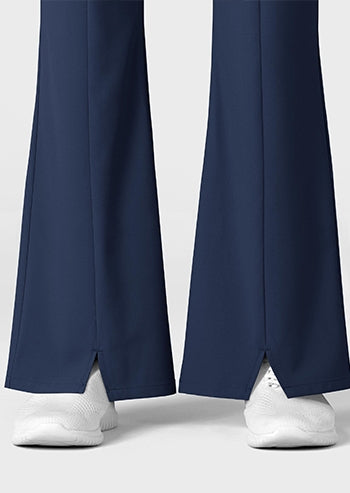 WonderWink - RENEW Women's Front Slit Flare Scrub Pant - PETITE. 5534P