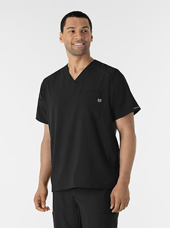 WonderWink - W123 Men's V-neck Scrub Top. 6355