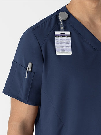 WonderWink - W123 Men's V-neck Scrub Top. 6355