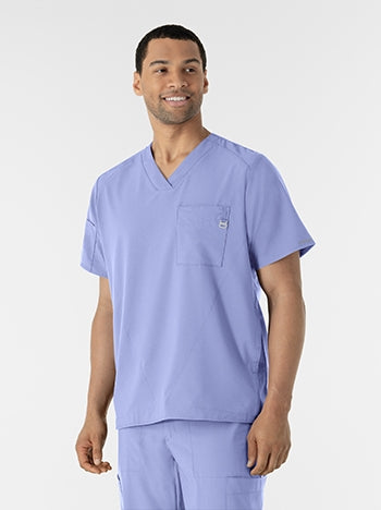 WonderWink - W123 Men's V-neck Scrub Top. 6355