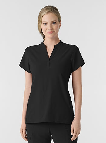 WonderWink - RENEW Women's Mandarin Collar Scrub Top. 6734
