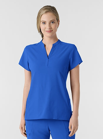 WonderWink - RENEW Women's Mandarin Collar Scrub Top. 6734