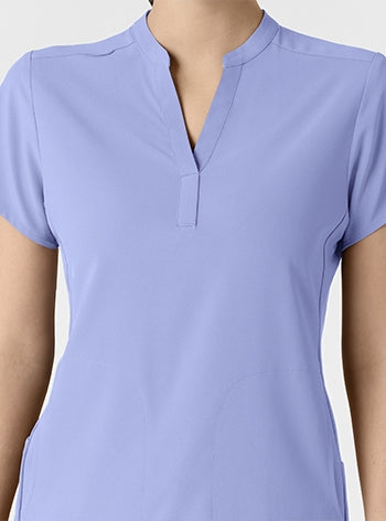 WonderWink - RENEW Women's Mandarin Collar Scrub Top. 6734