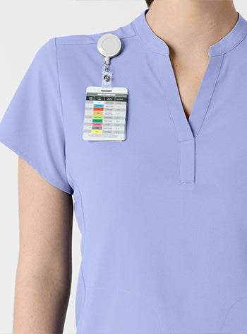 WonderWink - RENEW Women's Mandarin Collar Scrub Top. 6734