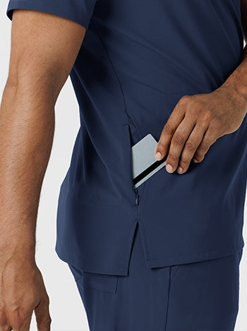 WonderWink - RENEW Men's V-Neck 5 Pocket Scrub. 6834