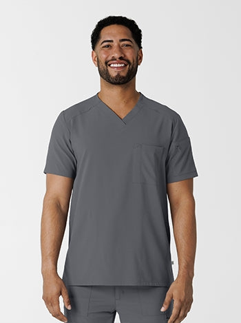 WonderWink - RENEW Men's V-Neck 5 Pocket Scrub. 6834