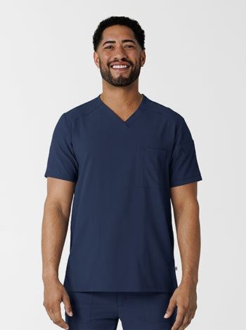 WonderWink - RENEW Men's V-Neck 5 Pocket Scrub. 6834