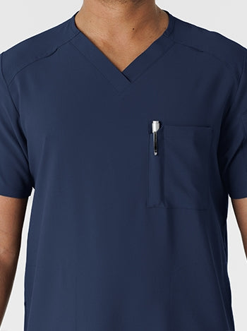 WonderWink - RENEW Men's V-Neck 5 Pocket Scrub. 6834
