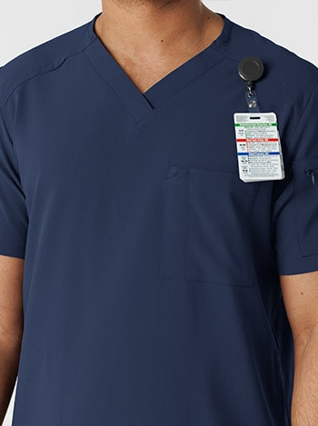 WonderWink - RENEW Men's V-Neck 5 Pocket Scrub. 6834