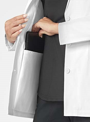 WonderWink - Slate Women's 28-Inch Doctor's Coat. 7272