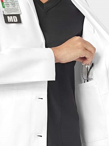 WonderWink - Slate Women's 28-Inch Doctor's Coat. 7272