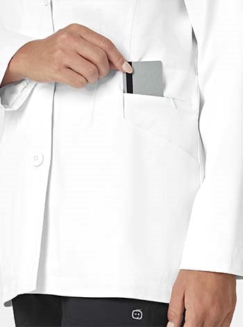 WonderWink - Slate Women's 28-Inch Doctor's Coat. 7272