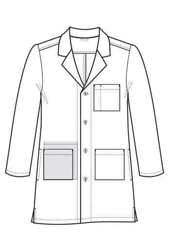 WonderWink - WonderLAB Men's Long Coat. 7302