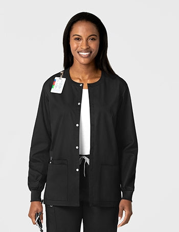 WonderWink - WonderWORK Unisex Snap Front Jacket. 800