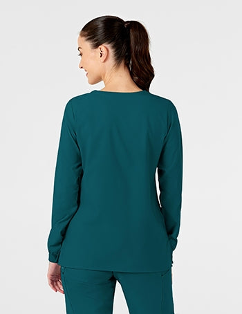 WonderWink - W123 Women's Crew Neck Warm-Up Jacket. 8155