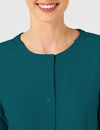 WonderWink - W123 Women's Crew Neck Warm-Up Jacket. 8155